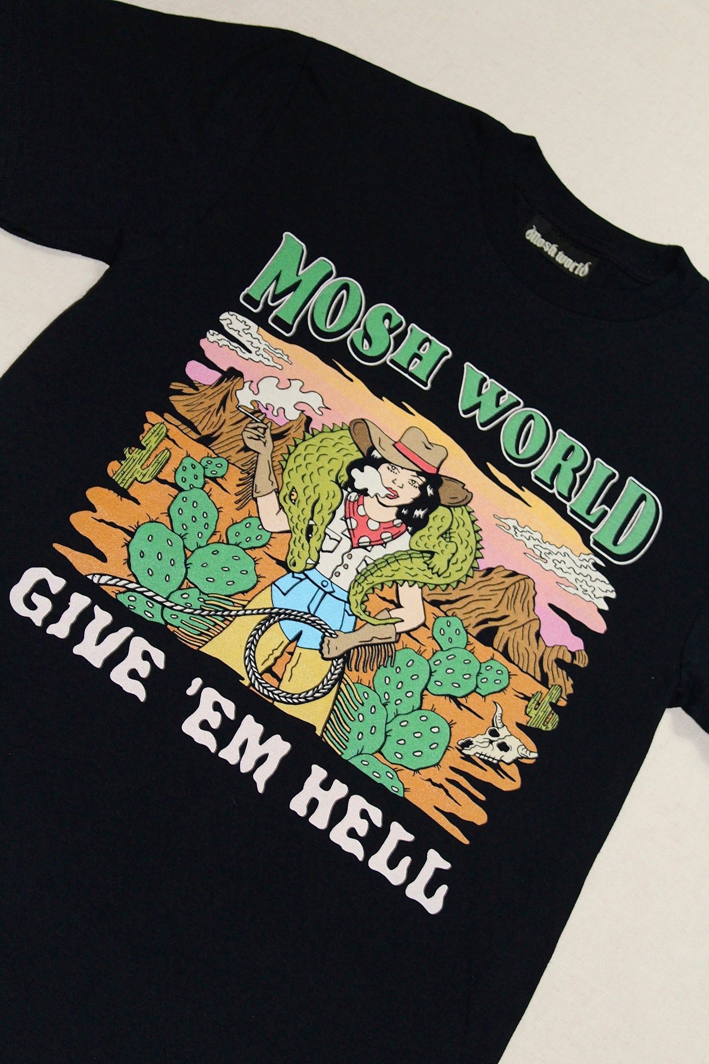 Give Em’ Hell Cowgirl Tee